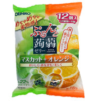 ORIHIRO蒟蒻果冻 荔枝+桃子/青提+橘子 20g*12