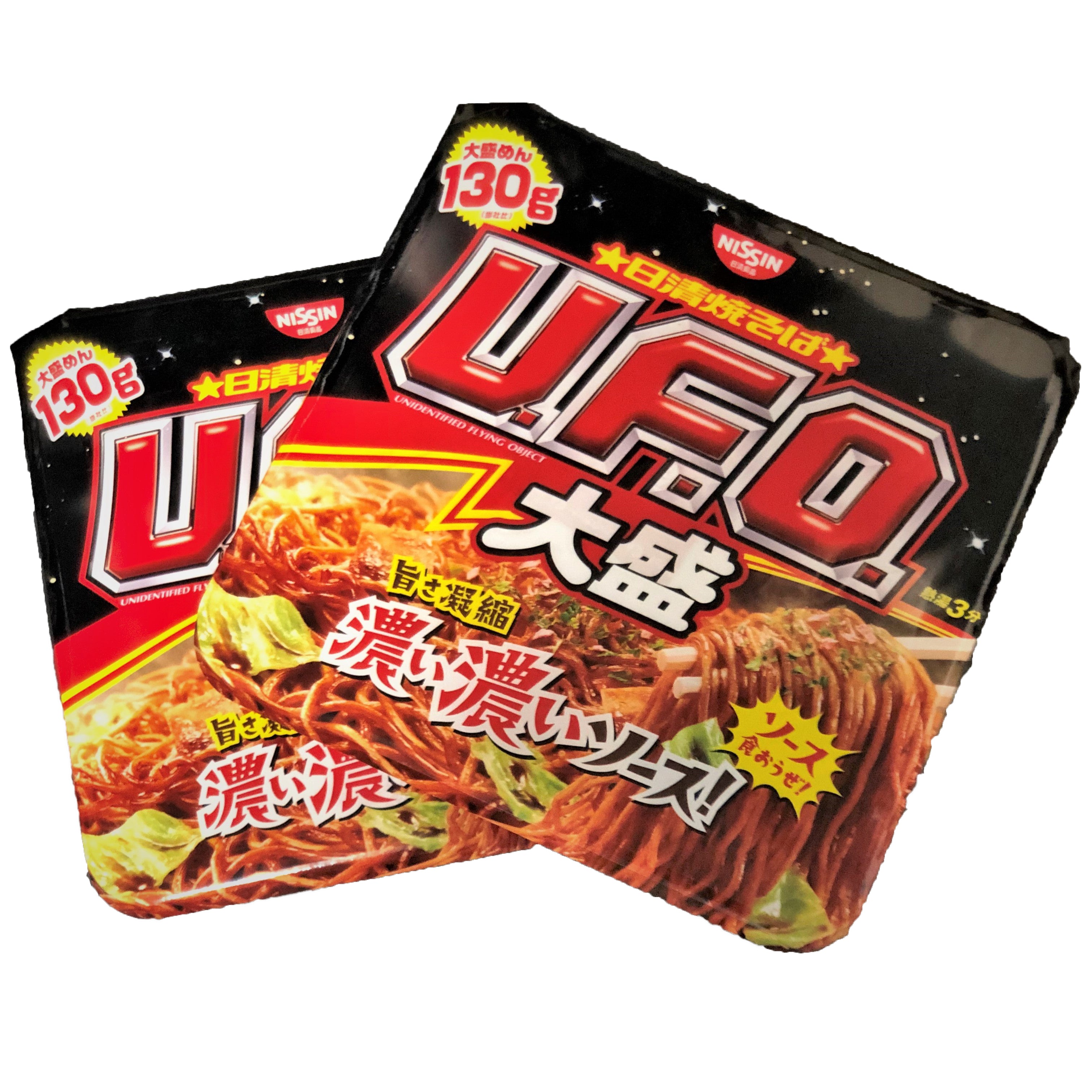 两盒装】日清飞碟炒面UFO / Nissin Instant Yakisoba Big UFO 130g*2